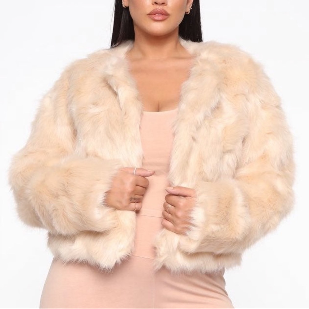 Franchesca Fur Jacket - Natural
